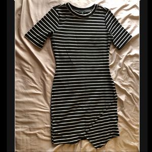 Cute Black and white striped dress